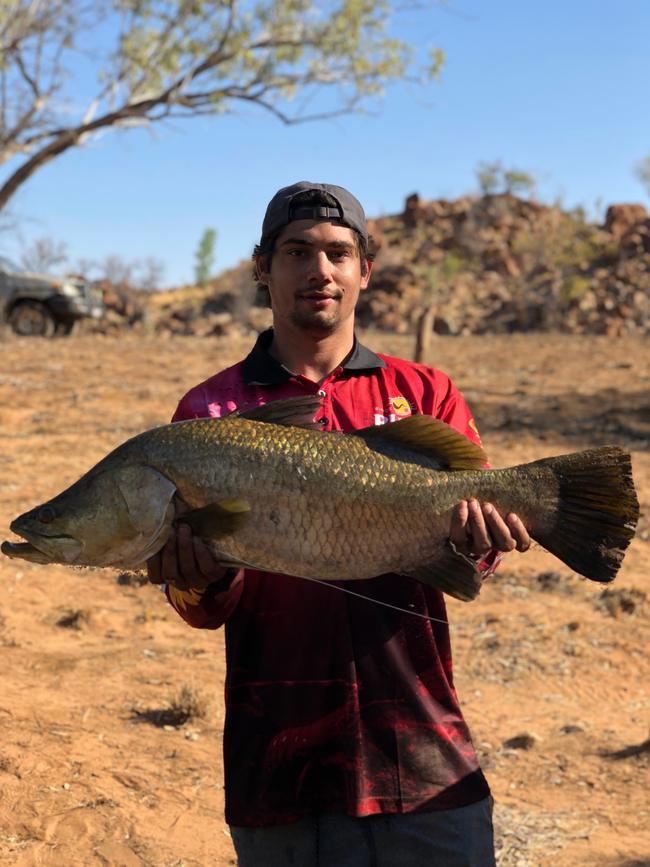 McAdam, a keen camper and fisherman, loves being back home. Picture: Supplied