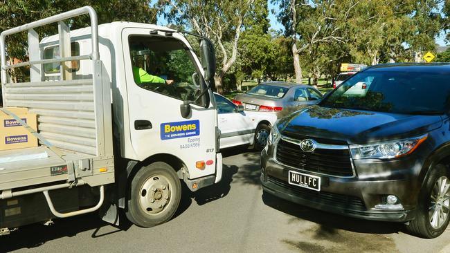 Heidelberg locals are fed-up with trucks using residential. Picture: Carmelo Bazzano