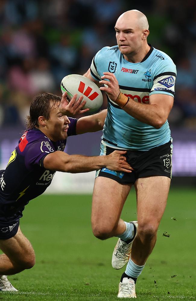 Tom Hazelton runs with the ball. (Photo by Graham Denholm/Getty Images)