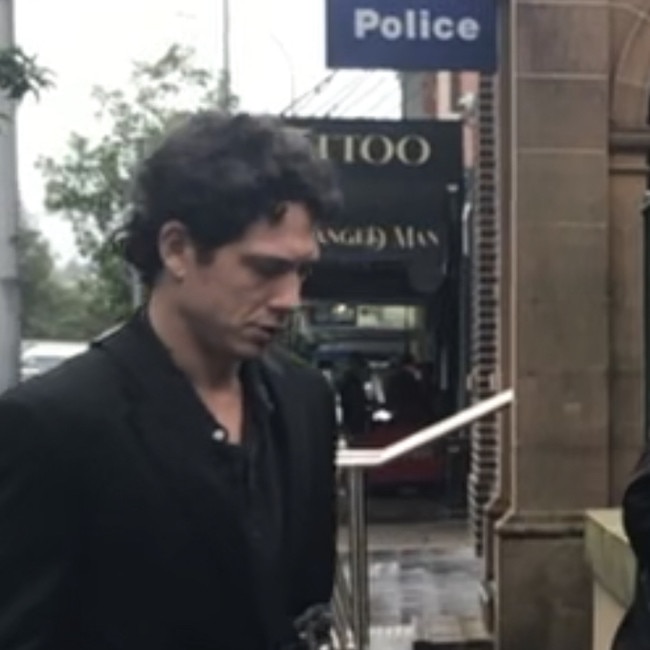 Marx Marsters, 34, of Marrickville, outside Manly Local Court on Thursday. Picture: Manly Daily