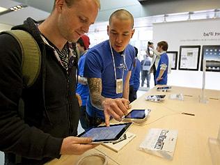 Apple says iPad sales have topped two million since its launch almost two months ago.