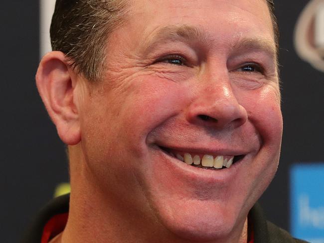 You’d be smiling too if you were Brett Ratten. Picture: Michael Klein