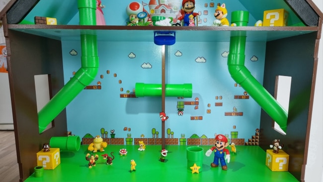 So clever Mum turns Kmart dollhouse into epic Mario Bros house for 4yo son Kidspot