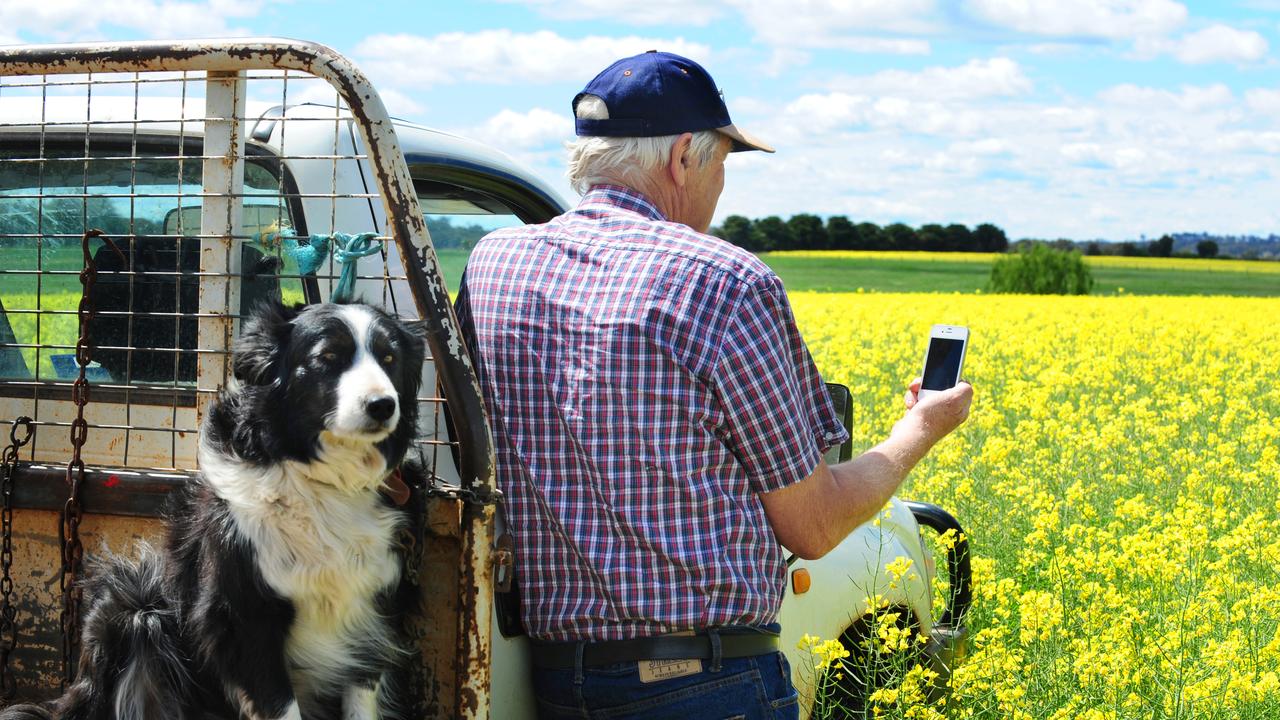 Farmers are particularly vulnerable as the big telcos shut down the old 3G network. Picture: News Corp