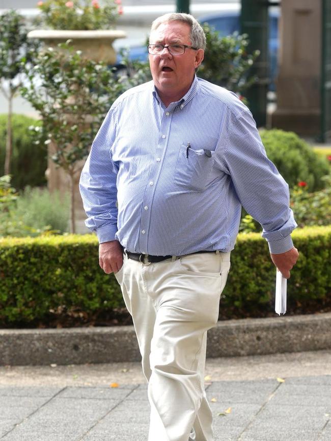 Tim Mulherin arriving at Parliament House. Picture: Mark Calleja