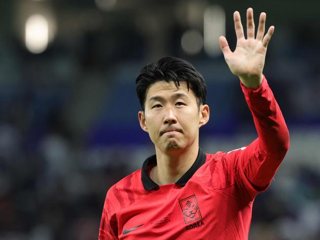 Son Heung-min starred for South Korea against the Socceroos. Picture: Giuseppe CACACE / AFP