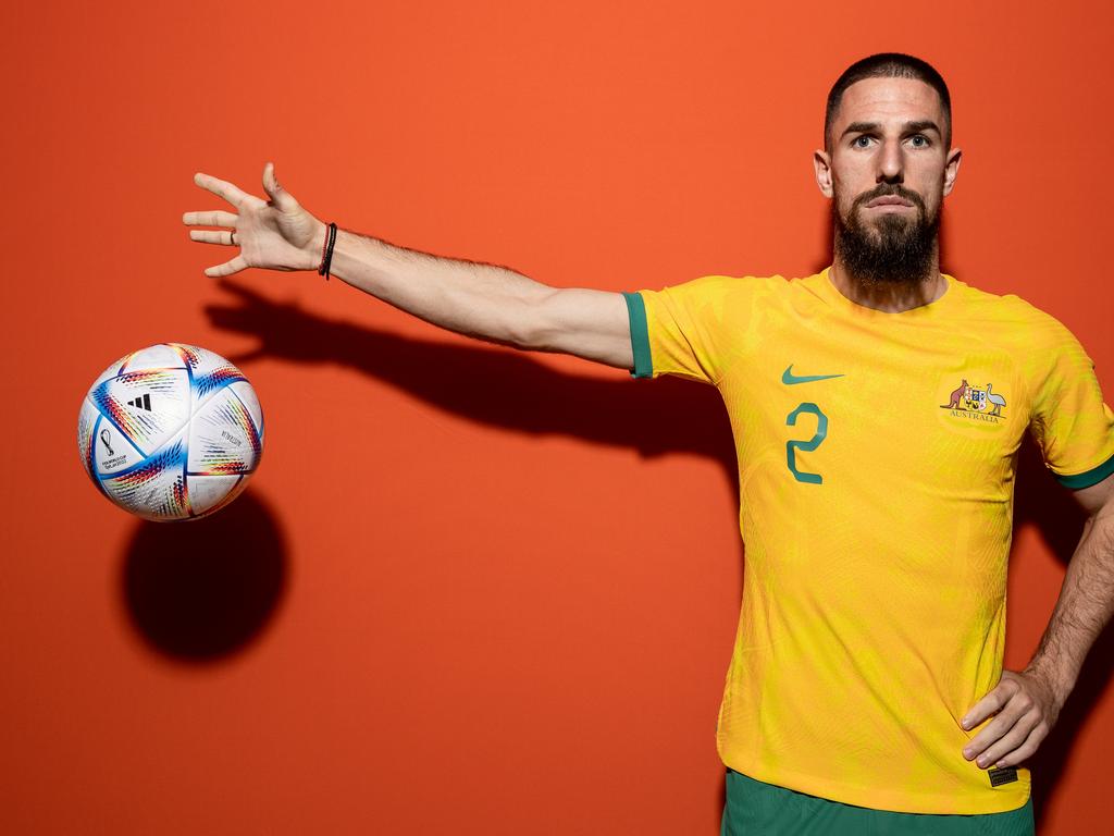 Socceroos and Red Star Belgrade defender Milos Degenek is for ready upcoming battles with Mexico and Manchester City. Picture: Ryan Pierse – FIFA/FIFA via Getty Images