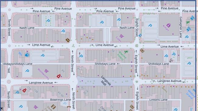 Mildura CBD speed limit trial boundary