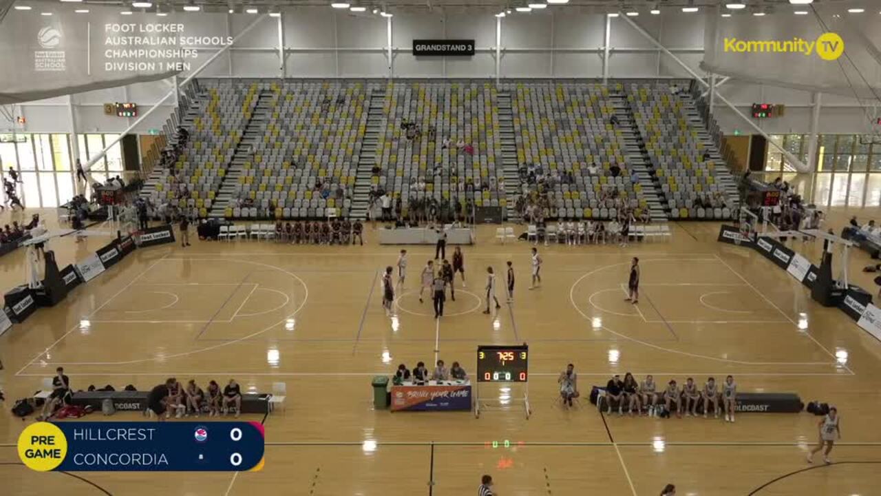 Replay: Hillcrest Christian College v Concordia (U20 Men Div 1) - 2024 Basketball Australia Schools Championships Day 1