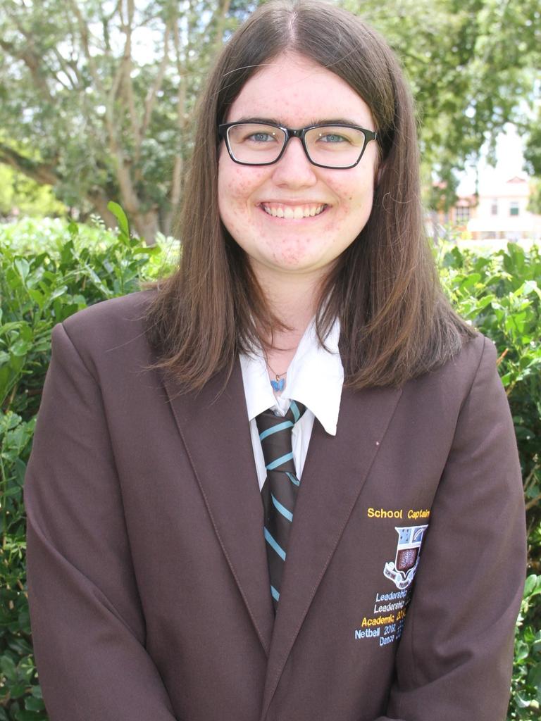 Maryborough State High School Captain Ebony Wallace