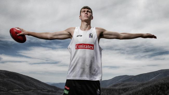 Mason Cox had made a huge impression in his first year in the AFL. Picture: Colleen Petch