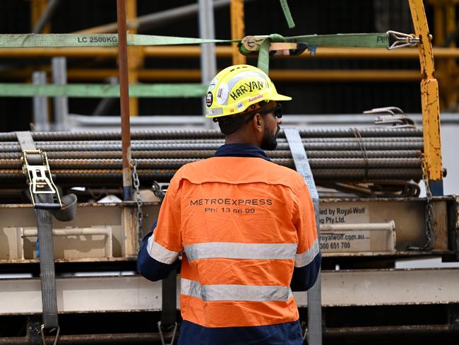 The government wants to boost tradie numbers. Picture: Dan Peled/NCA NewsWire