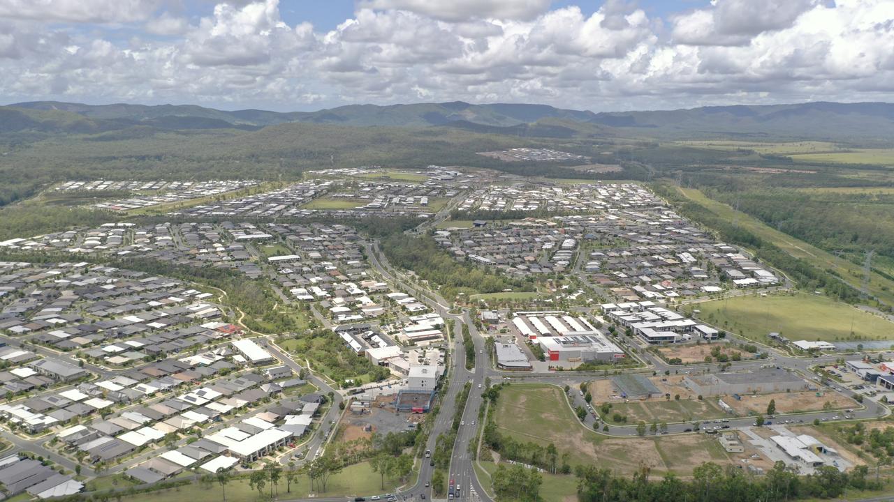 And aerial view of Yarrabilba. Photo: Supplied