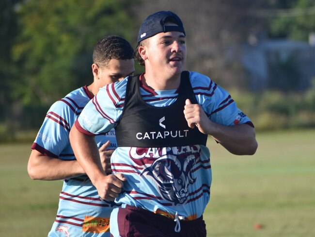 CQ Capras under-16, under-18, under-21 and senior men training at Kettle Park, Rockhampton, on December 3, 2022.