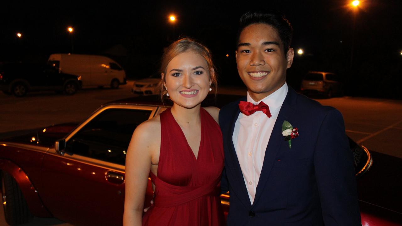 Tayla Graham and Edwin Pavia at the St John's Formal in Roma.