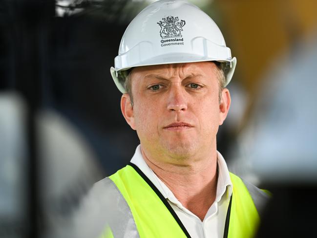 GOLD COAST, AUSTRALIA - NewsWire Photos - MAY 29, 2024.Queensland Premier Steven Miles during a visit to the Coomera Hospital project site, on the Gold Coast.Picture: Dan Peled / NewsWire