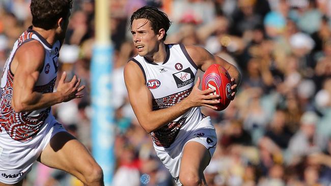 Josh Kelly hasn’t re-signed with GWS yet. Picture: Getty Images