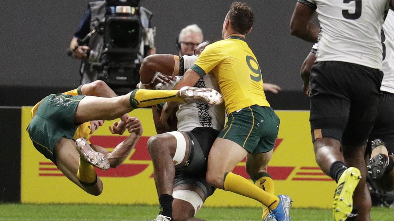 Rugby World Cup 2019 | Reece Hodge Tackle, Wallabies Vs Fiji Highlights ...