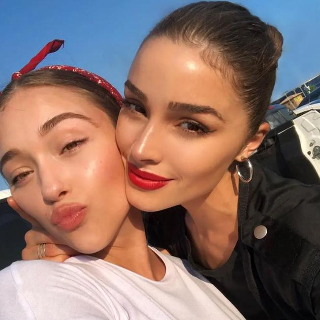 Aurora said she and Olivia have made up since the drama erupted. Picture: Instagram/OliviaCulpo