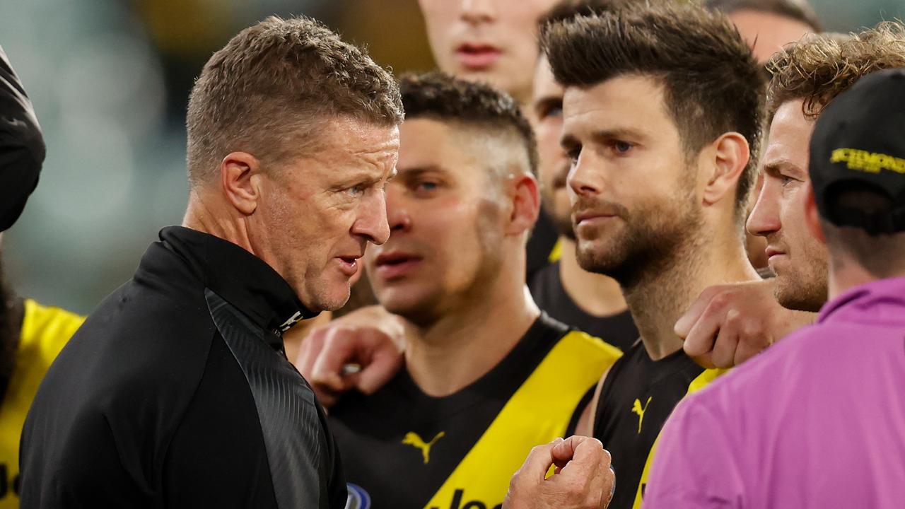 The Tigers hadn’t been kept to just two goals at the MCG since 1925. (Photo by Michael Willson/AFL Photos via Getty Images)