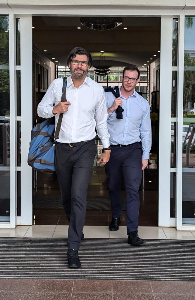 Director of Public Prosecutions Lloyd Babb leaving the Supreme Court in Darwin. Picture: Zizi Averill