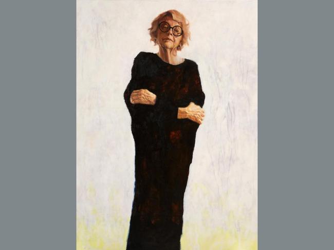I won’t wish, I will by Yolande Gray depicts well-known ceramic artist Pippin Drysdale, whose career has lasted three decades. Picture: Yolande Gray, Archibald 2025, Photo: Art Gallery of New South Wales, Jenni Carter