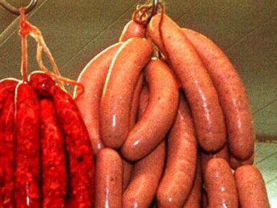 Police allege the Bass Hill man was trying to steal sausages by stuffing them down his pants.