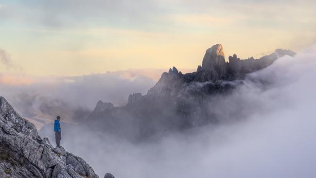 The Arthur Range in Tasmania’s South-West. Picture: Martin Hawes.