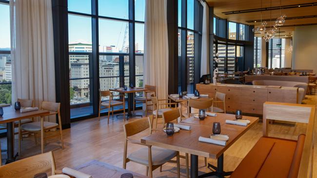 Swiss Joinery supplied joinery and furniture to the Sol Bar & Restaurant at SkyCity. Pic: Brenton Edwards