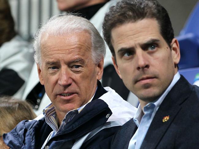 Hunter Biden, son of US president Joe Biden, cut a plea deal over tax and gun charges. Picture: Getty Images