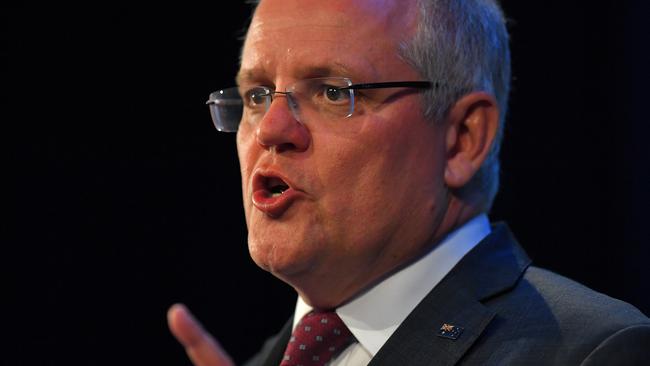 Prime Minister Scott Morrison has renewed pressure on Westpac to take action over the Austrac scandal. Picture: AAP