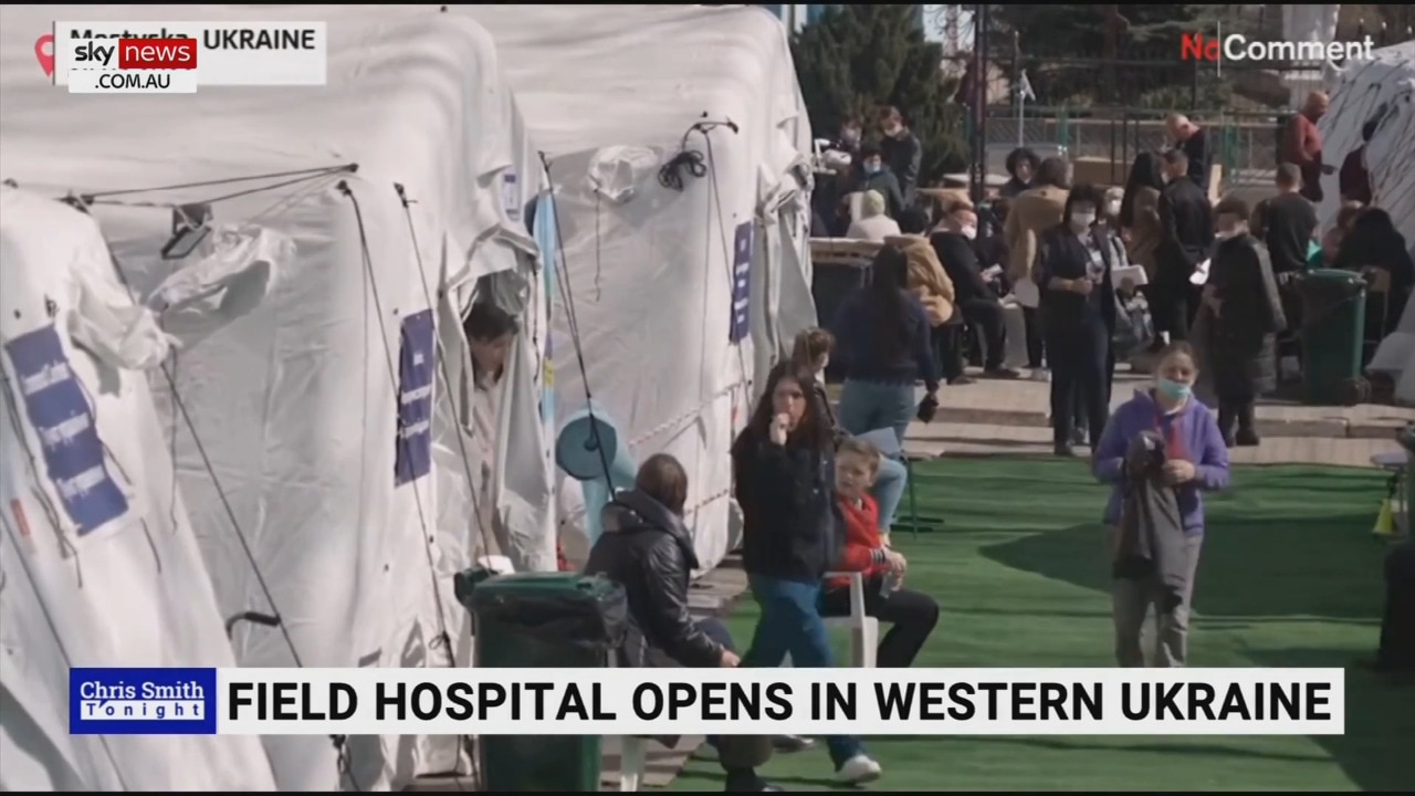 New field hospital provides medical care to civilians in western Ukraine