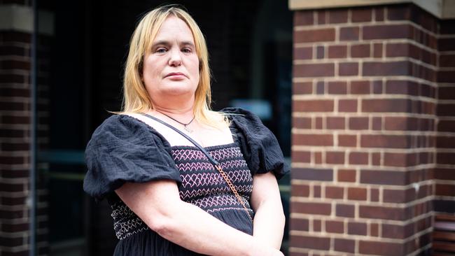 Prison reform advocate Joanna Scriven outside the Manly courthouse. Photo: Tom Parrish