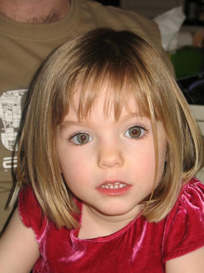 Madeleine McCann went missing in Portugal in May 2007. Picture: AFP Photo/Metropolitan Police