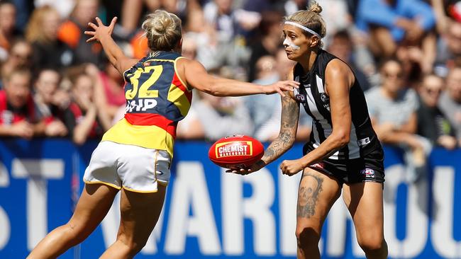 Moana Hope in action for Collingwood. Picture: Getty Images