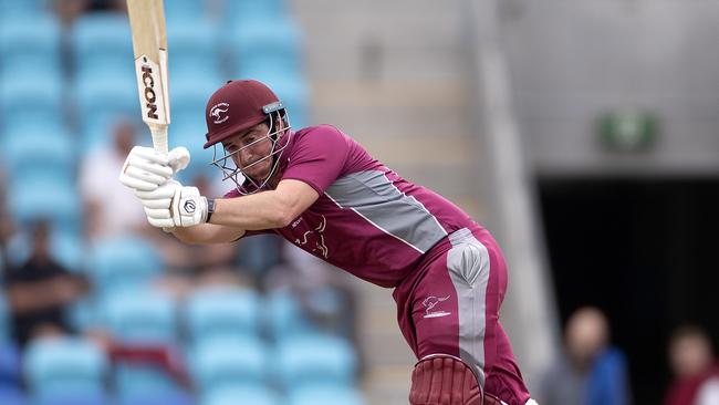 Dan Salpietro in action for Clarence. Picture: Chris Kidd