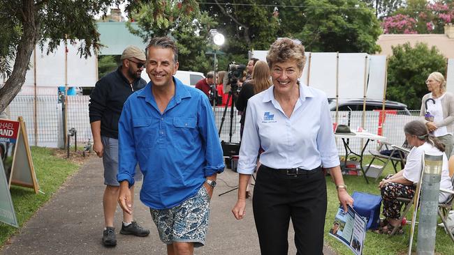 Liberal candidate for Bega Fiona Kotvojs with outgoing member Andrew Constance who will run for the seat of Gilmore at the upcoming federal election. Picture: Gary Ramage