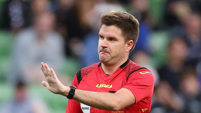 Referee Adam Kersey has found himself in the spotlight this week as well. Picture: Getty