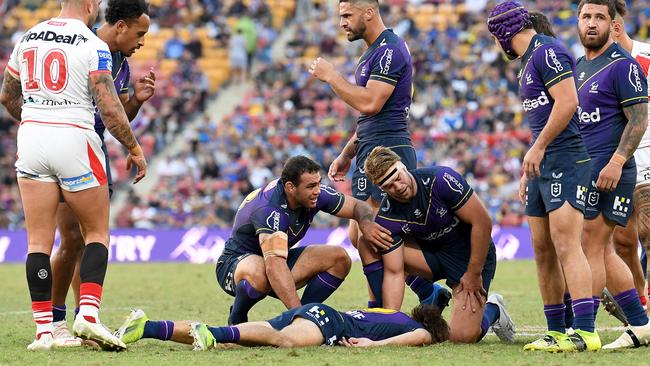 Papenhuyzen was knocked out by an ugly high shot in Round 10, forcing him to miss seven games. Picture: Getty Images.