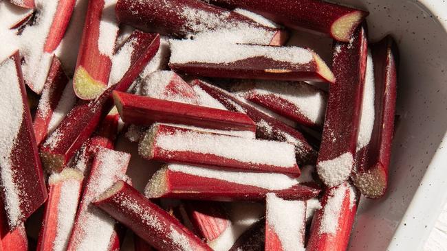 Roast Rhubarb. Picture: Nikki To