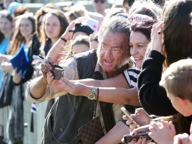 Pirates of the Caribbean on the Coast: Pirates meet and greet - actor Kevin McNally. Picture: Richard Gosling