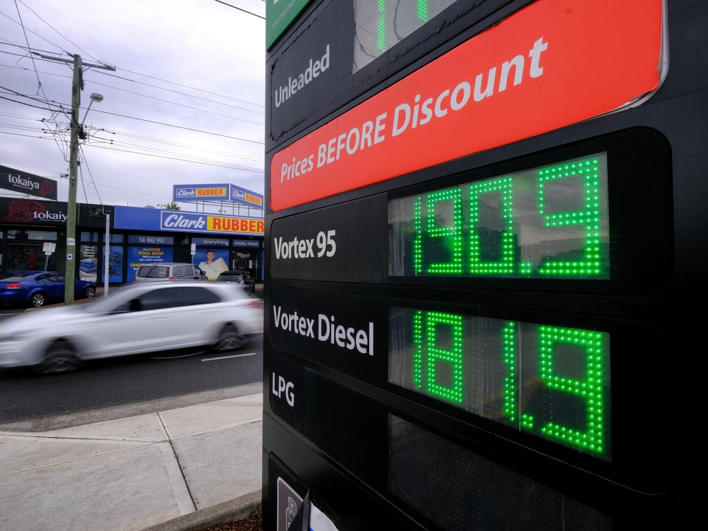 The price of oil increased to more than $10 a barrel and could drive the prices even higher than the current average. Picture: NCA NewsWire / Luis Enrique Ascui