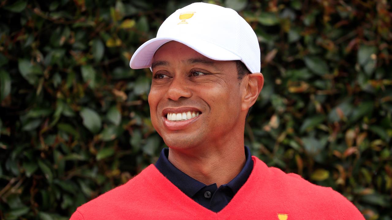 Tiger Woods is US playing captain at the Presidents Cup. (Photo by Cliff Hawkins/Getty Images)