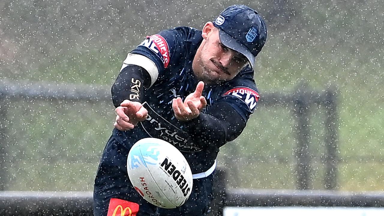 Nathan Cleary has earned high praise from Immortal Andrew Johns. Picture: Bradley Kanaris/Getty Images