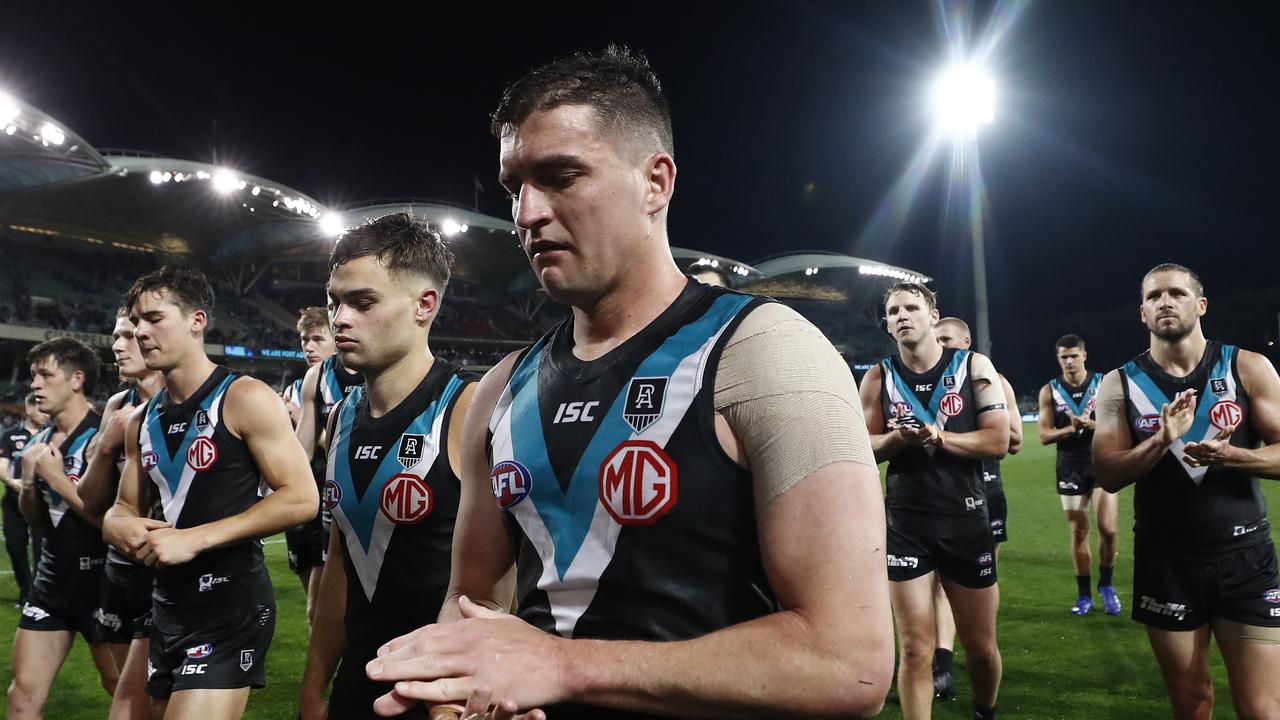 Tom Rockliff of the Port Adelaide Football Club (Photo by Ryan Pierse/Getty Images).