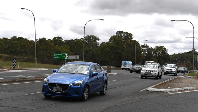 Where Mount Barker meets the freeway is one of SA’s biggest traffic snarls. Picture: Tricia Watkinson