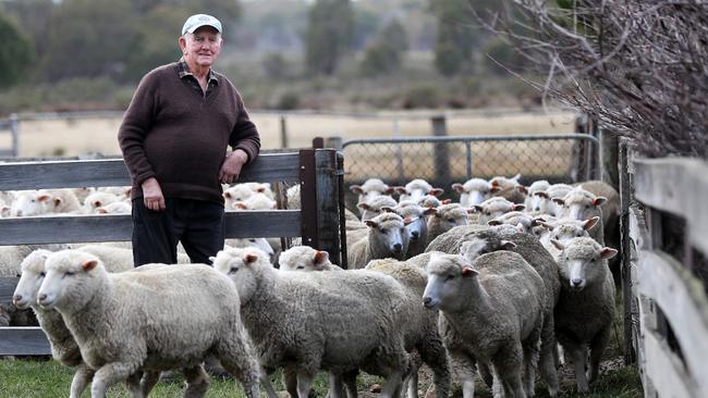 LONG-TIME HOME: Geoff Glover at the Wihareja property at Waddamana, where his family has been farming for several generations. Picture: CHRIS KIDD