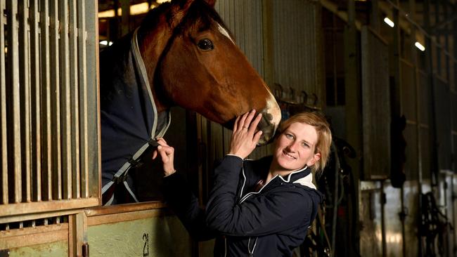 Krystal Bishop has retired from riding to become a trainer. Picture: Tricia Watkinson