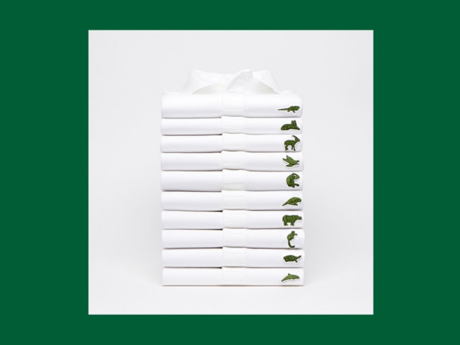 Lacoste Swaps Out The Croc For Endangered Animals In A New Save Our Species Campaign GQ Australia