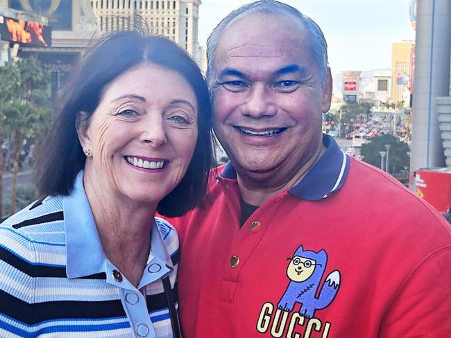 Ruth and Tom Tate in Las Vegas for the NRL.